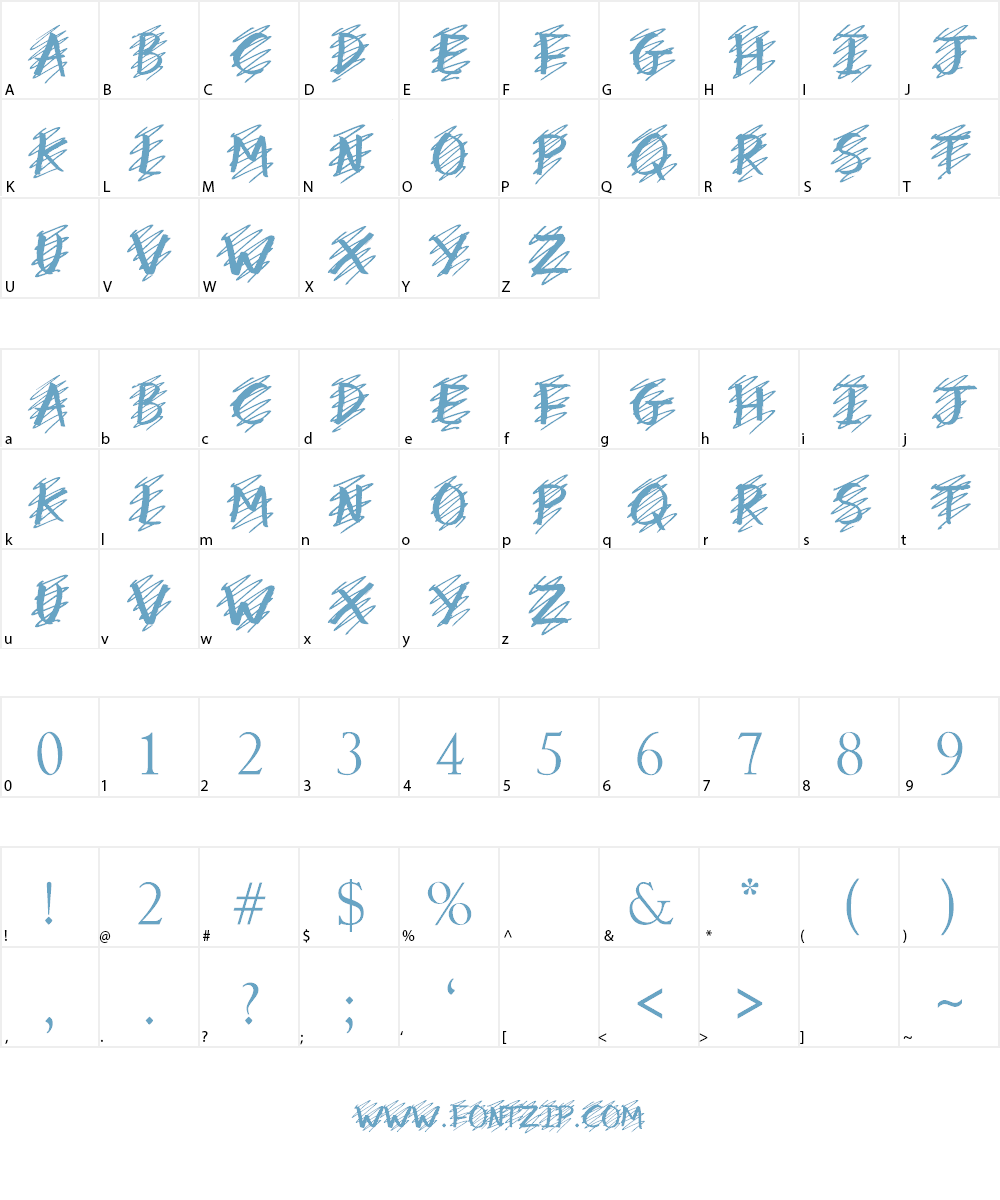 my mistake Font Character
